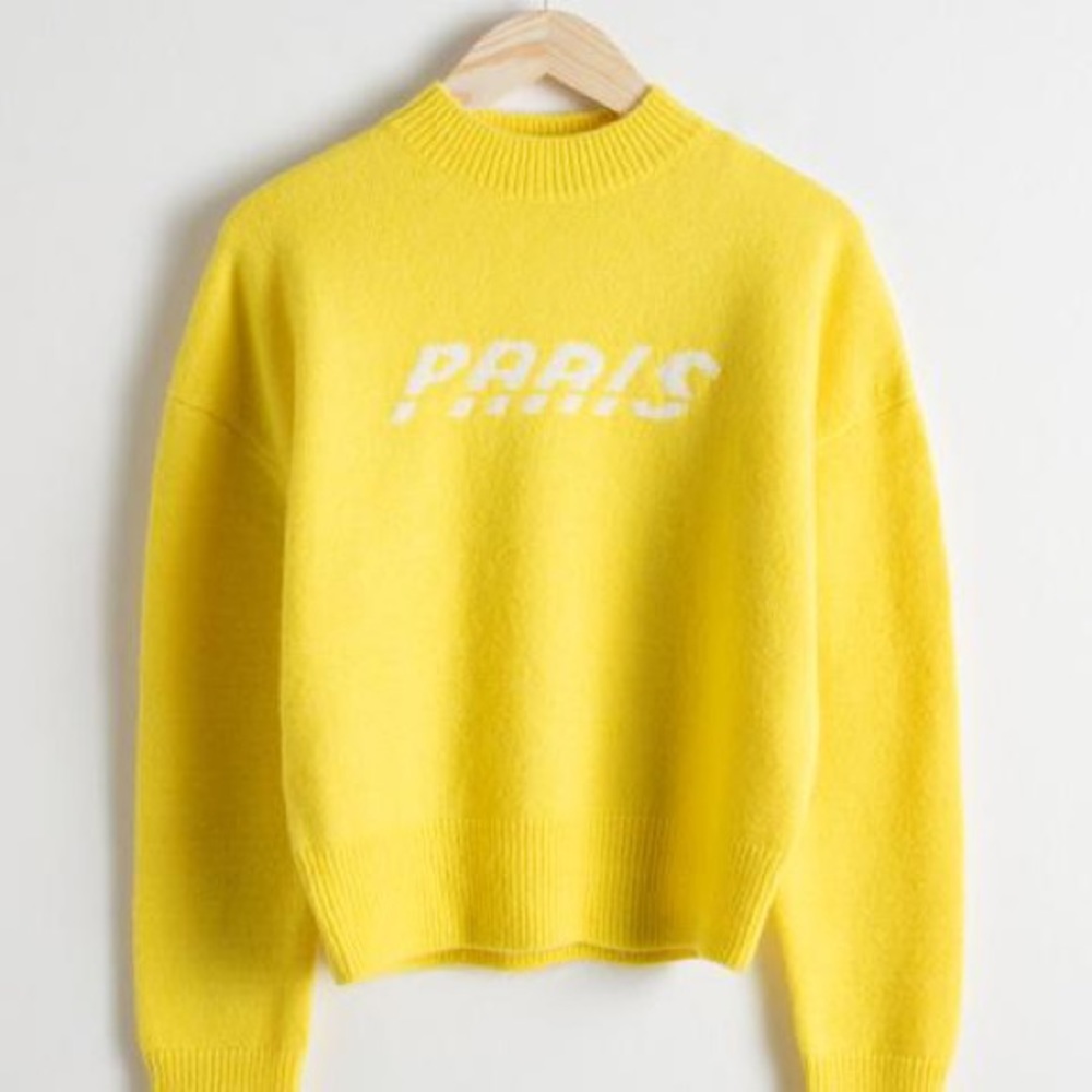 & Other Stories Paris Yellow Sweater